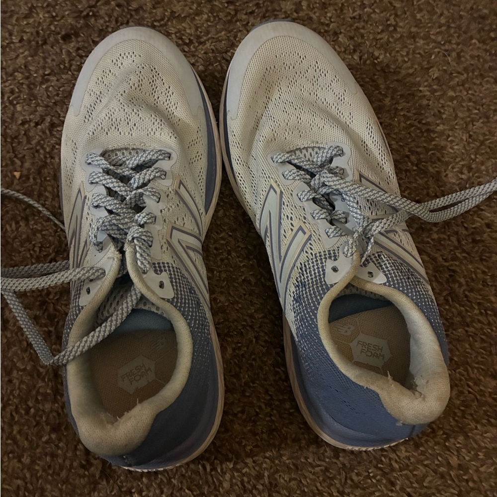 Women's Blue and White new balances